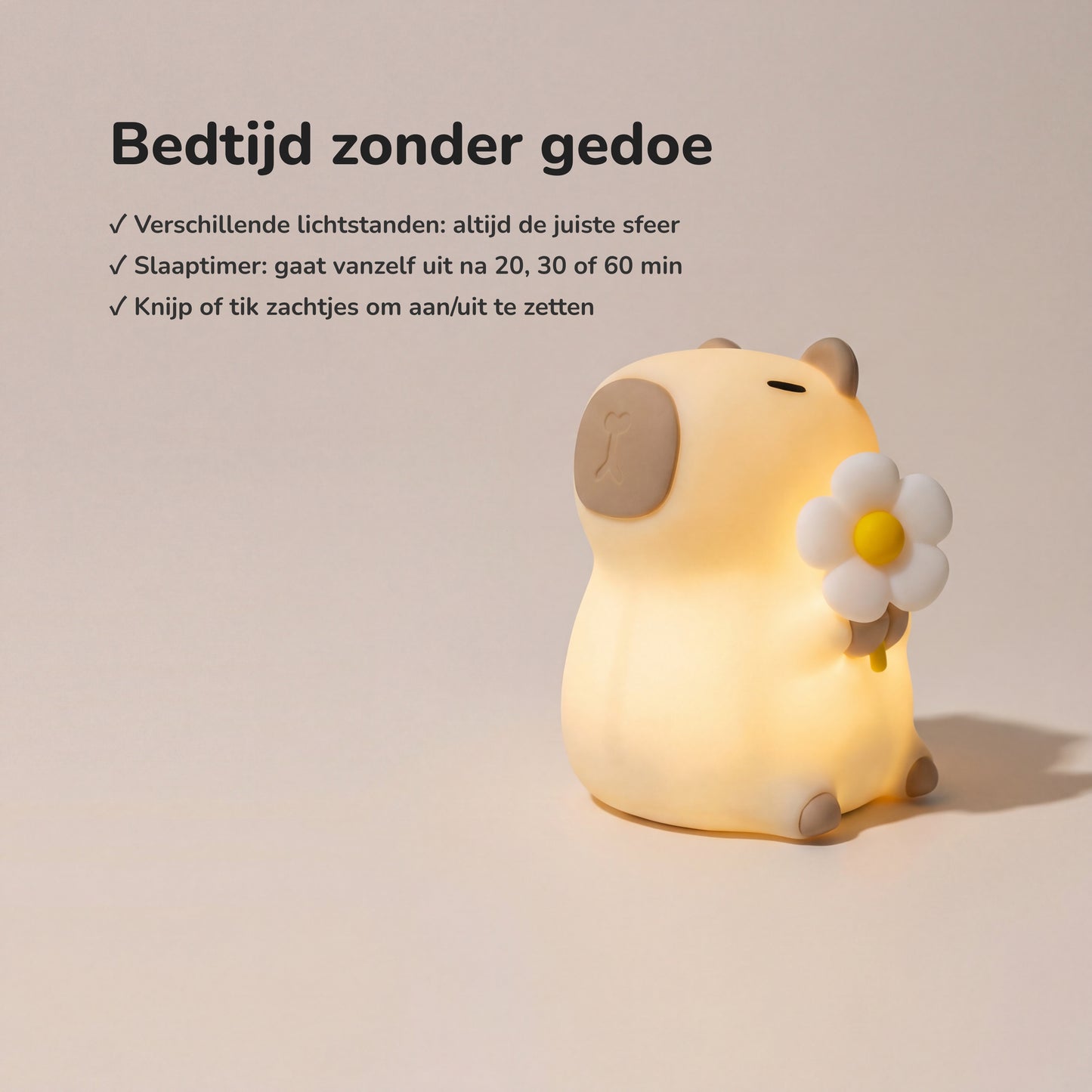 CapyBuddy™ Siliconen Nachtlamp