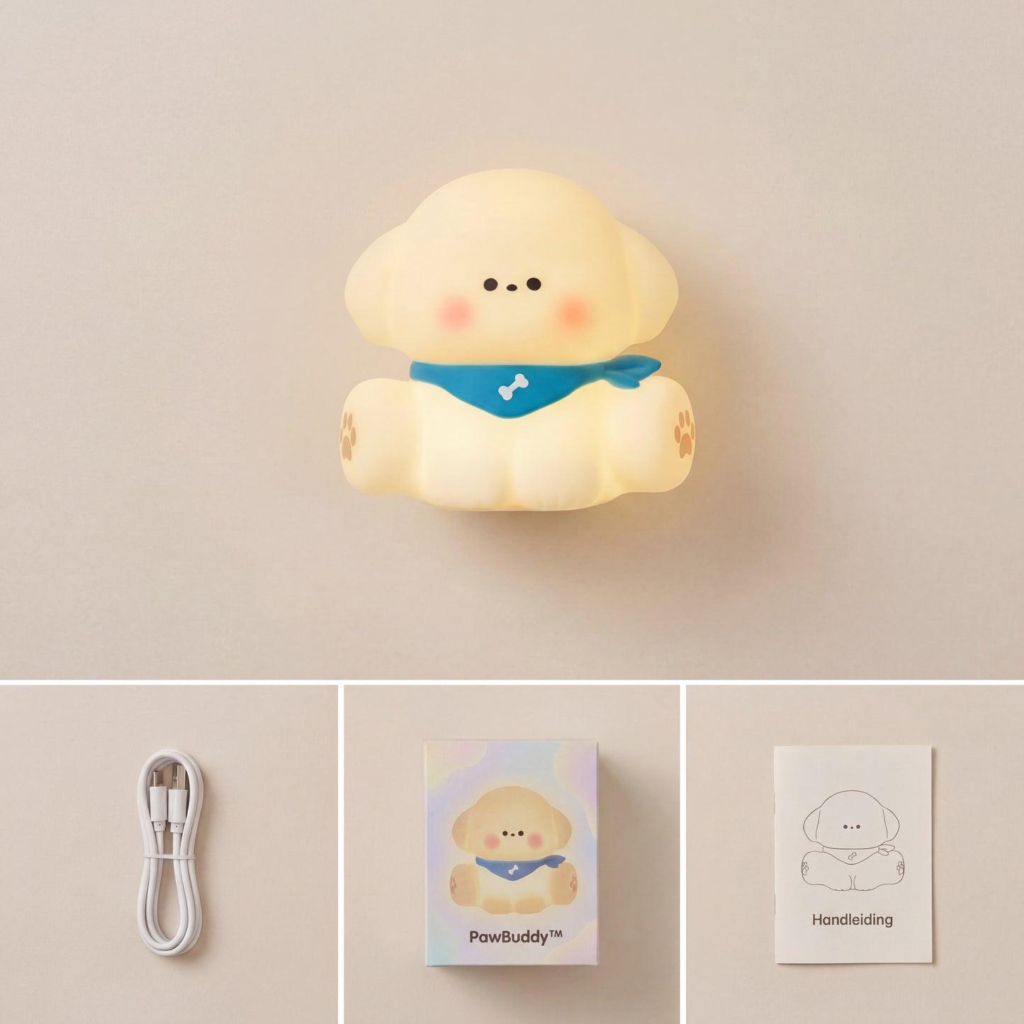 PawBuddy™ Siliconen Nachtlamp