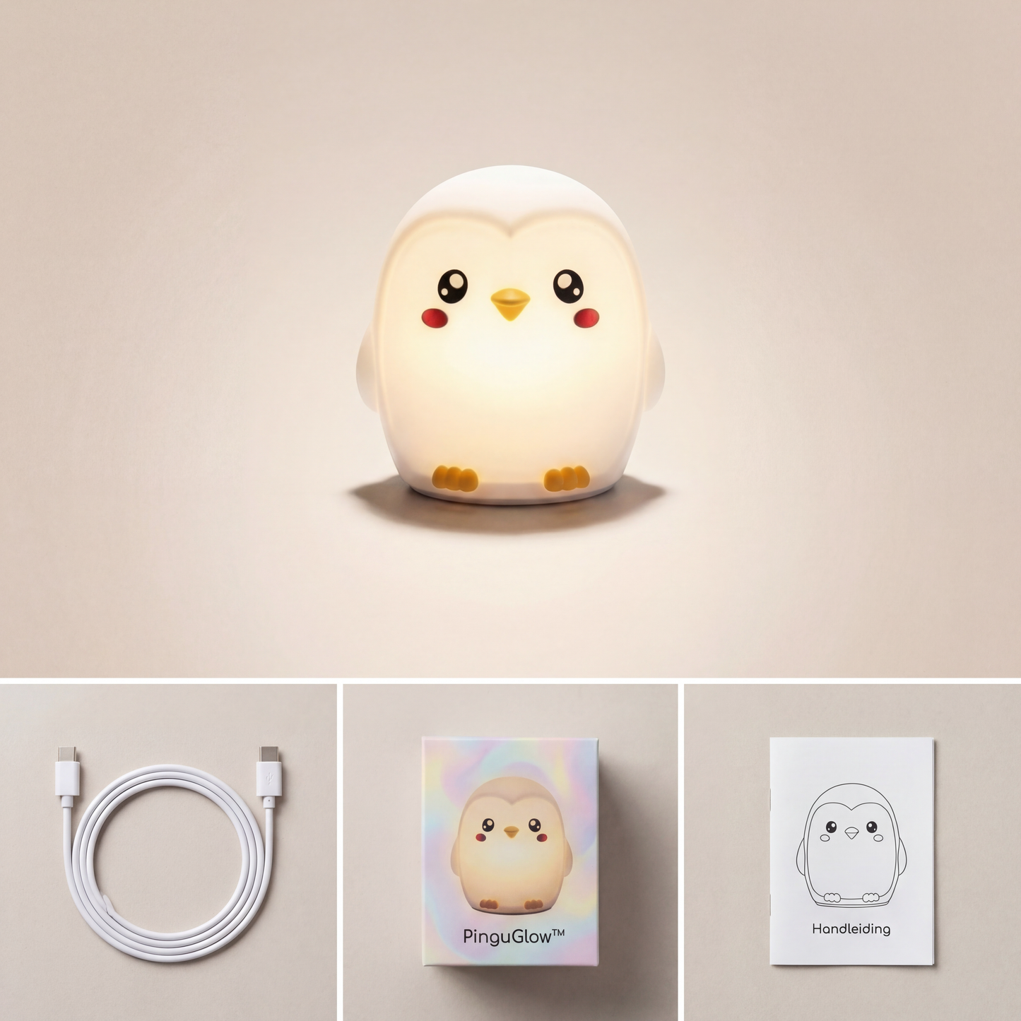 PinguGlow™ Siliconen Nachtlamp