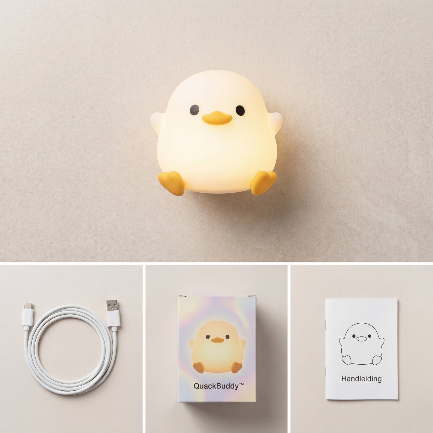 QuackBuddy™ Siliconen Nachtlamp
